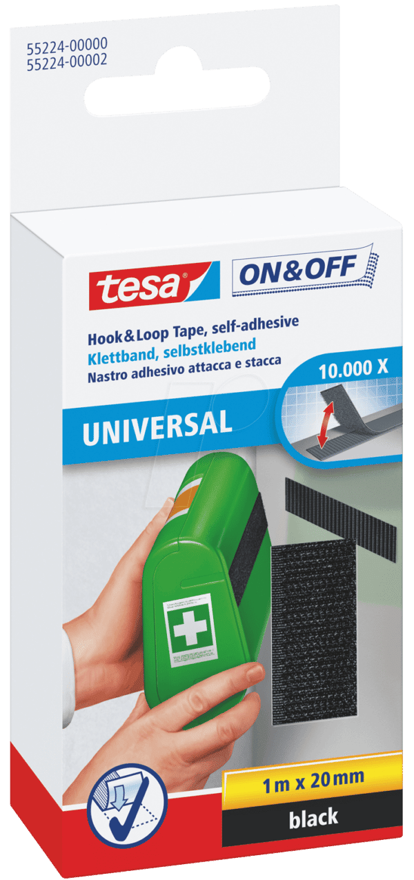 TESA 55224 SW - Klettband