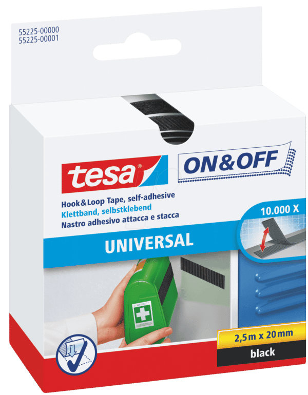 TESA 55225 SW - Klettband