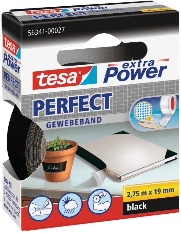 TESA 56341 SW - Gewebeband tesa extra Power® Perfect