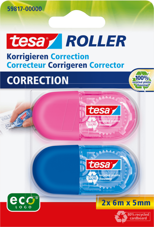 TESA 59817 - tesa® Mini Roller Korrigieren