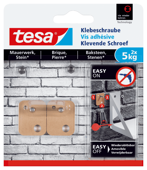 TESA 77905 - tesa® Klebeschraube viereckig