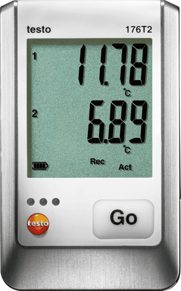 TESTO 0572 1762 - testo 176 T2 - Datenlogger Temperatur