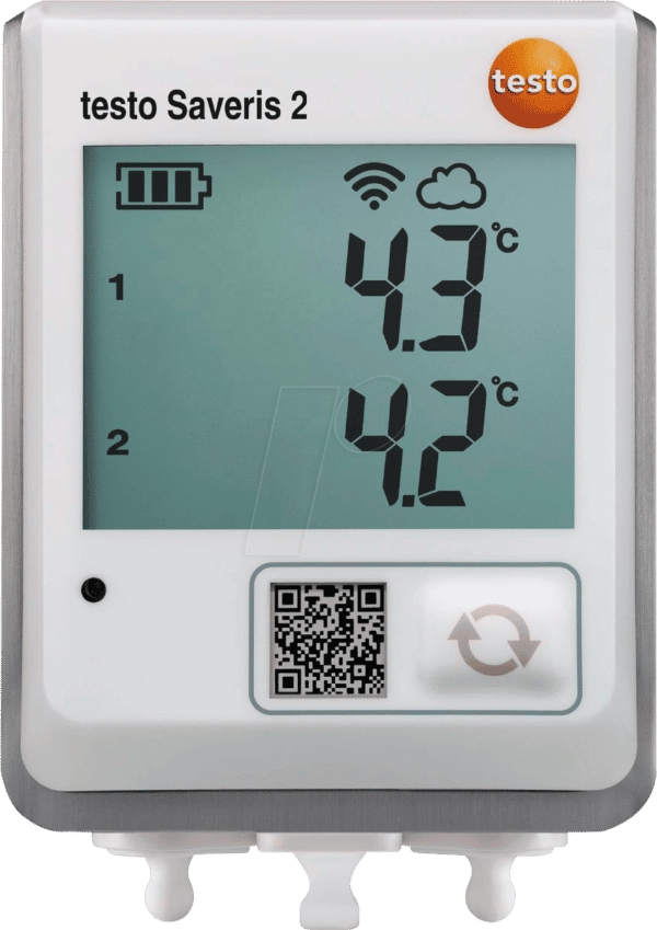 TESTO 0572 2032 - testo Saveris 2-T2 - Funk-Datenlogger für NTC-Temperaturfühler