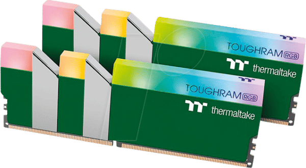 40TT1636-2018RGR - 16 GB DDR4 3600 CL18 thermaltake TOUGHRAM RGB Racing Green 2er K