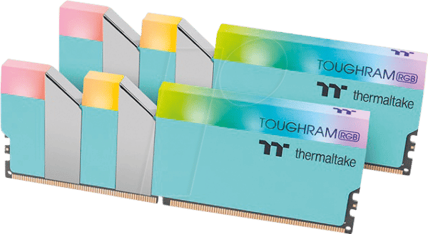 40TT1636-2018RTU - 16 GB DDR4 3600 CL18 thermaltake TOUGHRAM RGB Turquoise 2er Kit