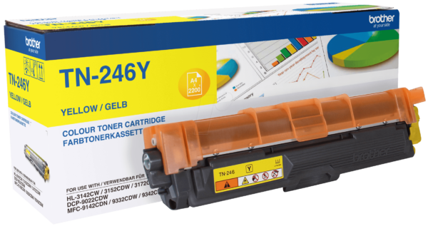 TONER TN 246Y - Toner - Brother - gelb - TN-246 - original