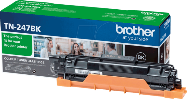 TONER TN 247BK - Toner - Brother - schwarz - TN-247 - original