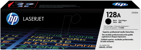TONER CE320A - Toner - HP - schwarz - 128A - original