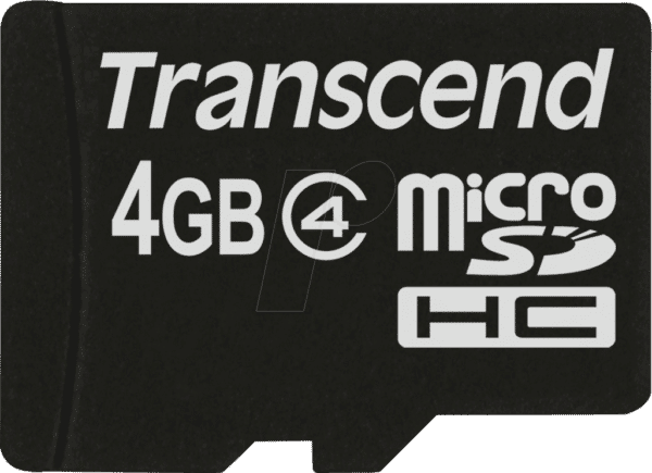 TS4GUSDC4 - MicroSDHC-Speicherkarte 4GB