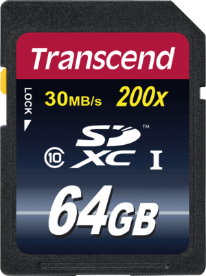 TS64GSDXC10 - SDXC-Speicherkarte 64GB