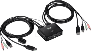 TRN TK-220DPI - 2-Port KVM Switch