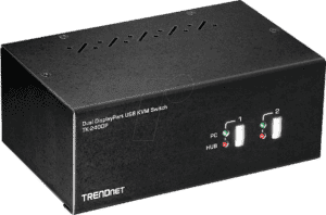 TRN TK-240DP - 2-Port Dual Monitor DisplayPort KVM Switch