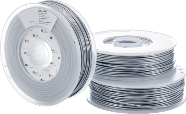 ULTIMAKER 74562 - PLA Filament - M0751 silber metallic - 750 g