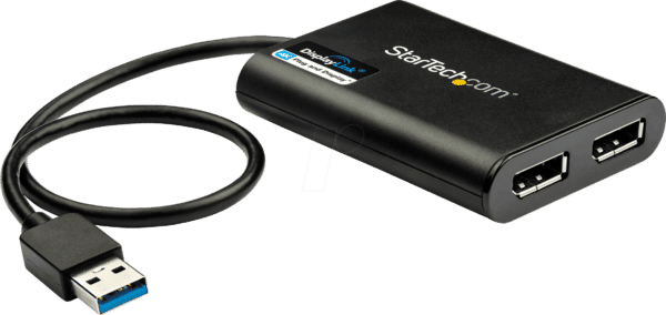 ST USB32DP24K60 - USB auf Dual DisplayPort Adapter 4K 60Hz