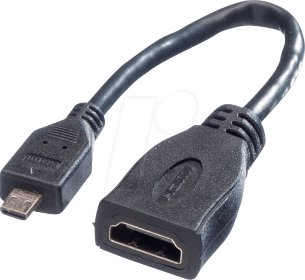 VALUE 11995584 - HDMI-A Buchse > HDMI Micro-D Stecker