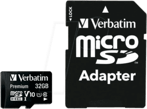 VERBATIM 44083 - MicroSDHC-Speicherkarte 32GB