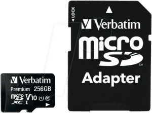 VERBATIM 44087 - MicroSDXC-Speicherkarte 256GB