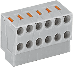 WAGO 252-110 - 2-Leiter-Buchsenklemmblock