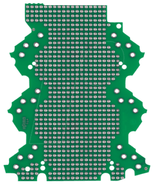 WAGO 2857-193 - Lochrasterplatine für Leergehäuse der WAGO Serie 2857