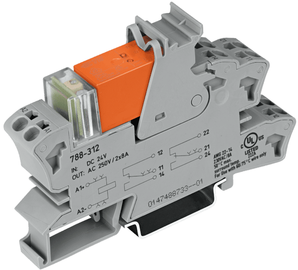 WAGO 788-312 - Stecksockel mit Relais