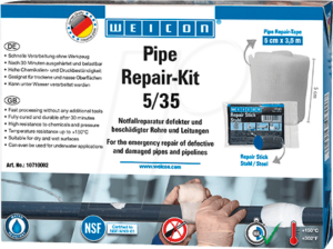 WEICON 10710002 - WEICON Pipe Repair Kit
