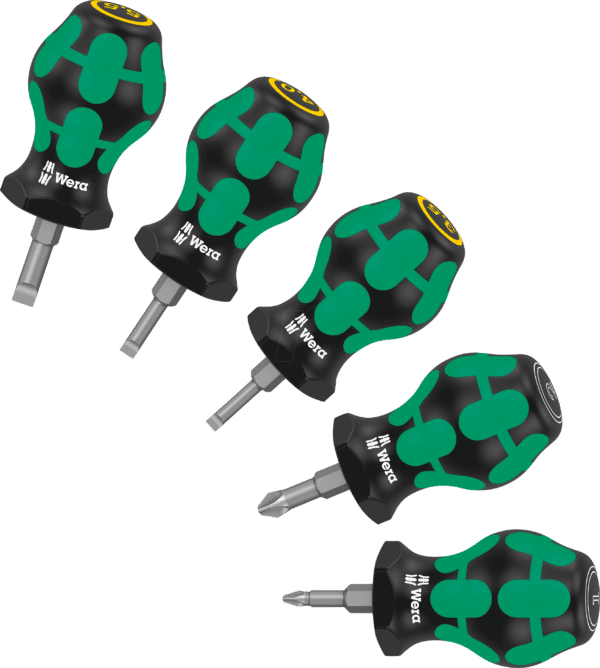 WERA 05008871001 - Schraubendrehersatz Stubby Set 2