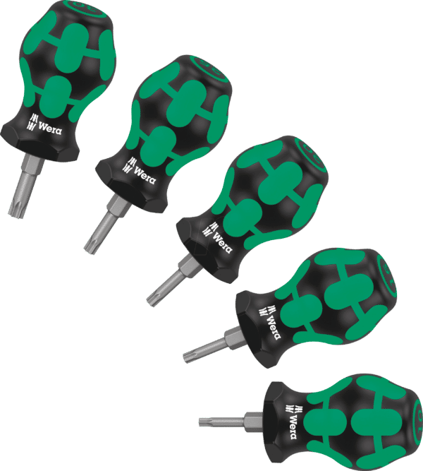 WERA 05008876001 - Schraubendrehersatz Stubby Set TX 1