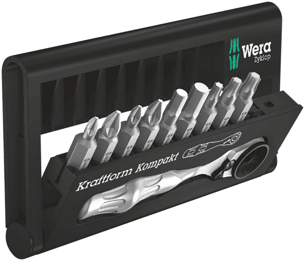 WERA 05073645001 - Bit-Satz Kraftform Kompakt Zyklop Mini 1