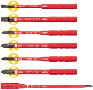 WIHA 2879 B7 - Bit-Satz Slim Torque Set