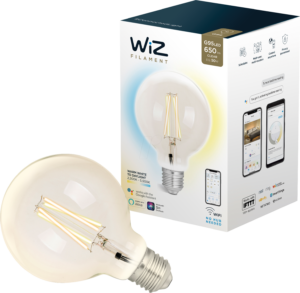 WIZ 1410189971 - WiZ Whites Filament G95 E27 Clear