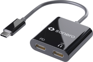 SON UA210 - Konverter USB C auf USB-C Audio + USB-C PD