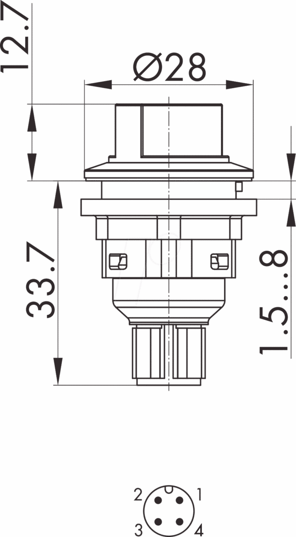 SSWSTBIIC009 - Wahlschalter - 2 S