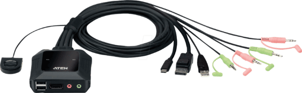 ATEN CS52DP - 2-Port KVM Switch