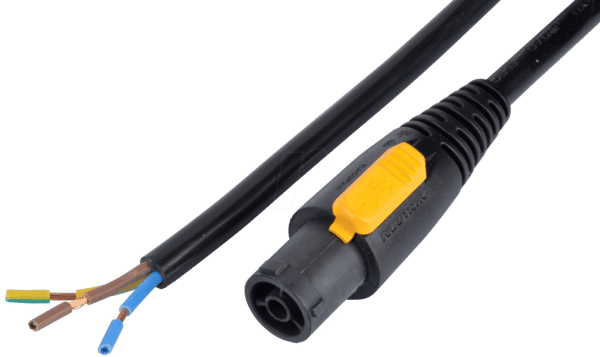 PCON NK H053 - 3 m - Netzkabel powerCON TRUE 1