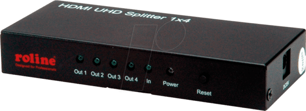 ROLINE 14013586 - 4-Port HDMI Splitter