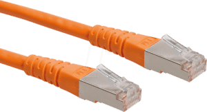 ROLINE 21151327 - Patchkabel Cat.6 S/FTP PIMF orange 0.5m