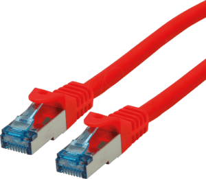 ROLINE 21152971 - Patchkabel Cat.6a S/FTP PiMF rot 0.3m