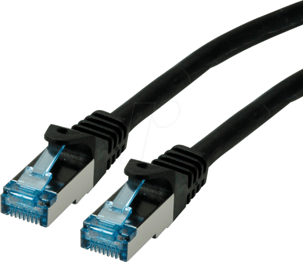 ROLINE 21152852 - Patchkabel Cat.6a S/FTP PiMF schwarz 2m