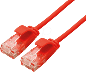 ROLINE 21153912 - Patchkabel Cat.6a UTP rot 0.5m