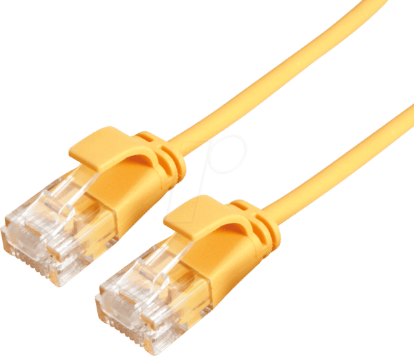 ROLINE 21153922 - Patchkabel Cat.6a UTP gelb 0.5m