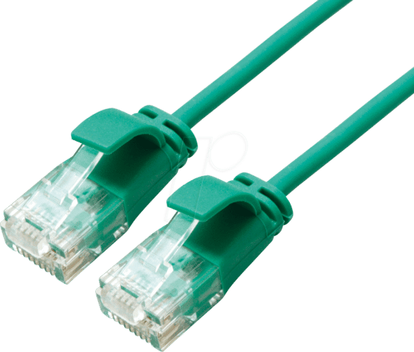 ROLINE 21153931 - Patchkabel Cat.6a UTP grün 0.3m