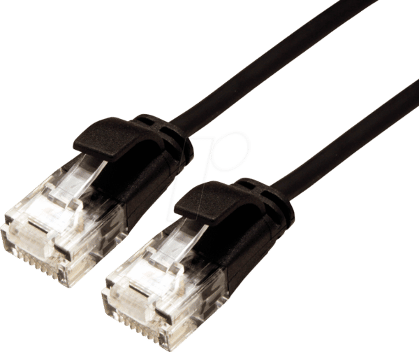 ROLINE 21153954 - Patchkabel Cat.6a UTP schwarz 1.5m