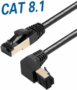 TME TI48-2L - Patchkabel Cat.8.1 S/FTP gewinkelt / gerade