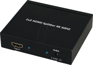 VALUE 14993582 - 2-Port 4K HDMI Splitter