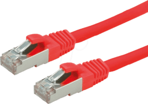 VALUE 21991241 - Patchkabel Cat.6 S/FTP PIMF rot 2m