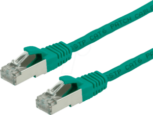 VALUE 21991253 - Patchkabel Cat.6 S/FTP PIMF grün 3m