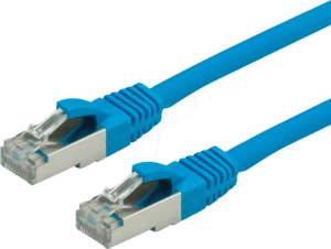 VALUE 21991234 - Patchkabel Cat.6 S/FTP PIMF blau 1m