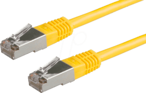 VALUE 21991322 - Patchkabel Cat.6 S/FTP PIMF gelb 0.5m