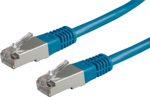 VALUE 21991324 - Patchkabel Cat.6 S/FTP PIMF blau 0.5m