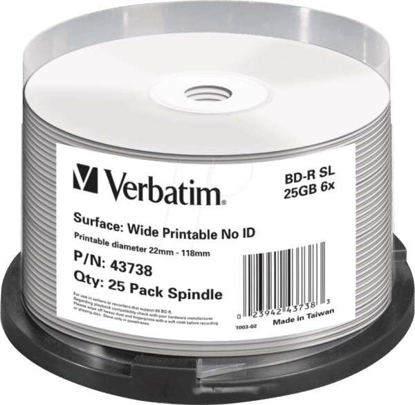 VERBATIM 43738 - BD-R